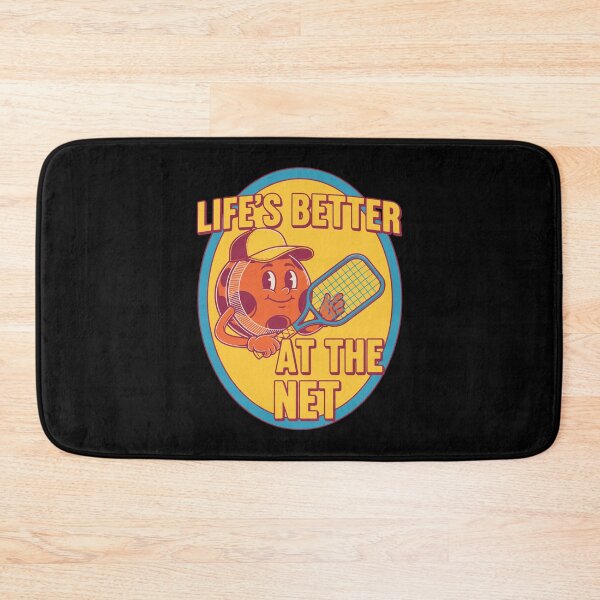 Item preview, Pickleball Life's Better At The Net funny player designed and sold by LuminOrb.