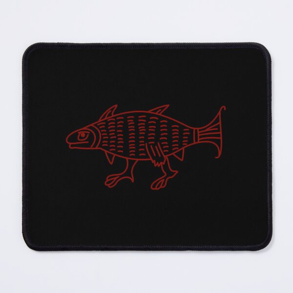 Item preview, Bizarre Medieval Marginalia Fish Creature designed and sold by bsoguvemm41.
