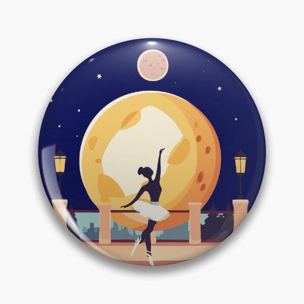 Item preview, Moonlight Ballet Under Starry Sky Night designed and sold by VISO-art.