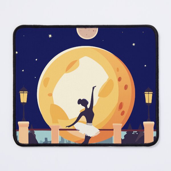Item preview, Moonlight Ballet Under Starry Sky Night designed and sold by VISO-art.