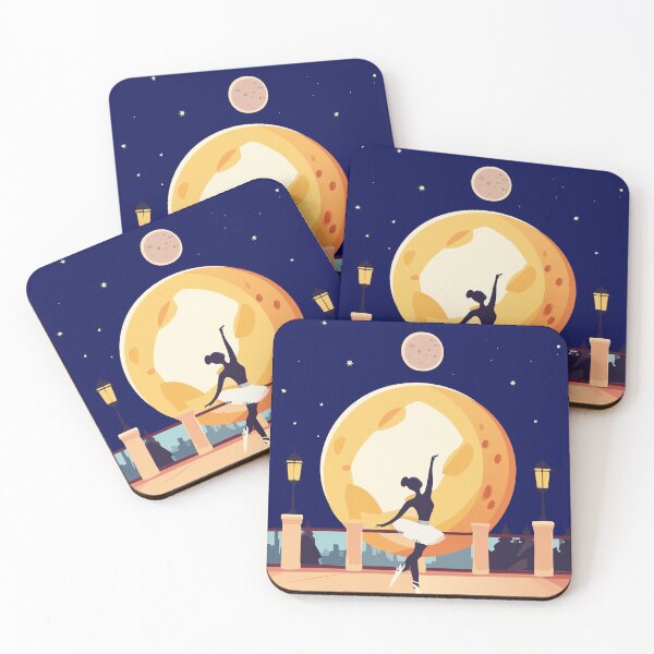 Item preview, Moonlight Ballet Under Starry Sky Night designed and sold by VISO-art.