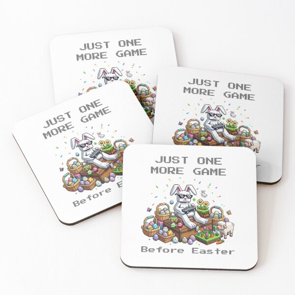 Item preview, Just One More Game Before Easter Bunny Gamer designed and sold by ThreadThatSpeak.