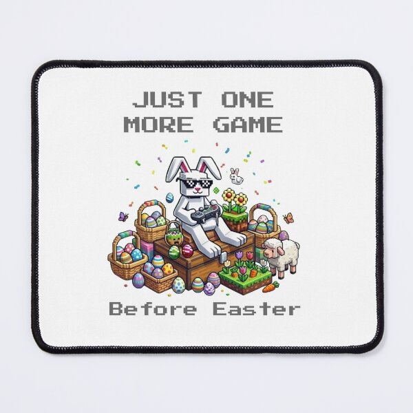 Item preview, Just One More Game Before Easter Bunny Gamer designed and sold by ThreadThatSpeak.