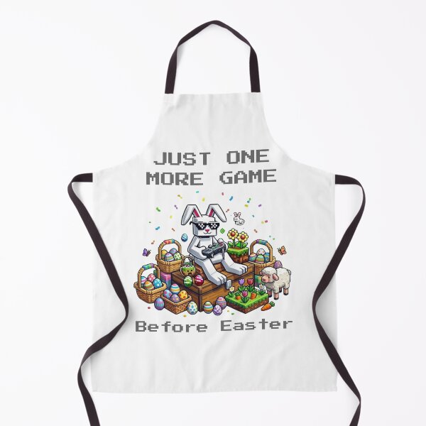 Item preview, Just One More Game Before Easter Bunny Gamer designed and sold by ThreadThatSpeak.