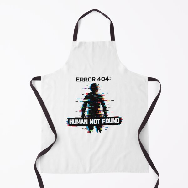 Item preview, ERROR 404: Human Not Found Glitch Streetwear Design designed and sold by Bocianessco.