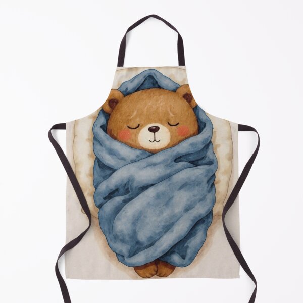 Item preview, Sleepy Bear in Blanket designed and sold by Utsav kadia.