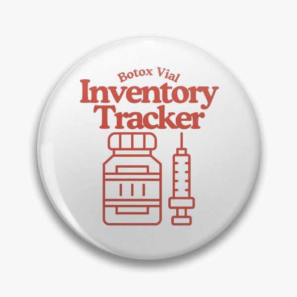 Item preview, Botox vial inventory tracker designed and sold by Peerless-Prime.