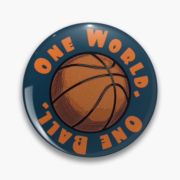 Item preview, One World. One Ball. Basketball Edition designed and sold by CARPIO Creations.