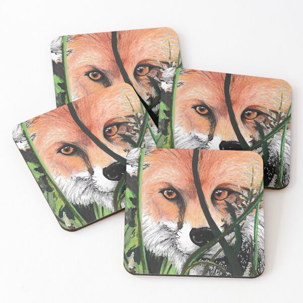 Item preview, hidden fox in the summer grass designed and sold by madlittlepixie.