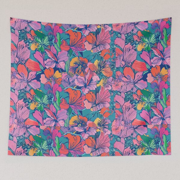 Item preview, Y2K Aesthetic Soft Floral Swirls designed and sold by Siriusvibes.