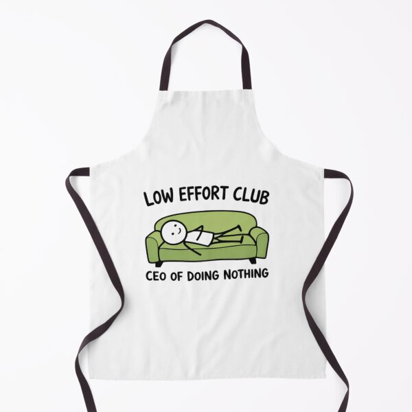Item preview, Low Effort Club – Funny Lazy Meme Design designed and sold by Bocianessco.
