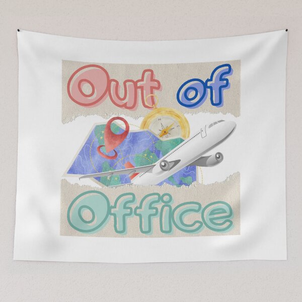 Item preview, Out of Office Vacation Art designed and sold by Logic to Canvas.