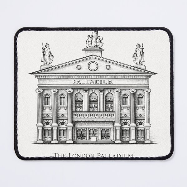 Item preview, The London Palladium – Architectural Pen & Ink Illustration designed and sold by Studio Ovation.