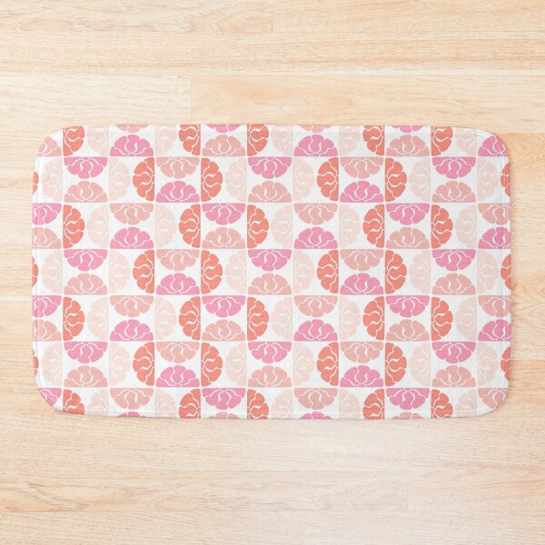 Item preview, Mid Century Modern Retro Botanical Abstract Pink Pattern designed and sold by Clara Fruggeri.