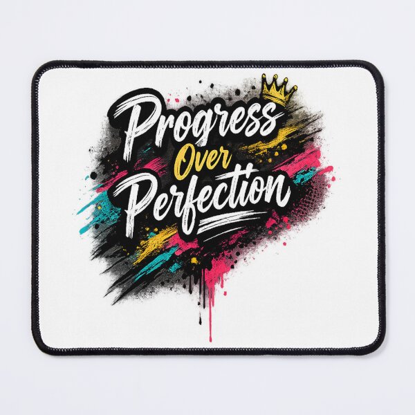 Item preview, Progress Over Perfection Motivational Streetwear Design designed and sold by DAXIFY.