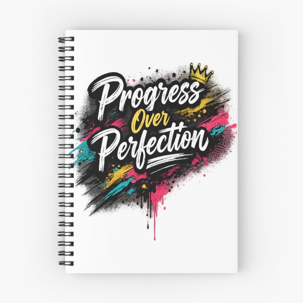 Item preview, Progress Over Perfection Motivational Streetwear Design designed and sold by DAXIFY.