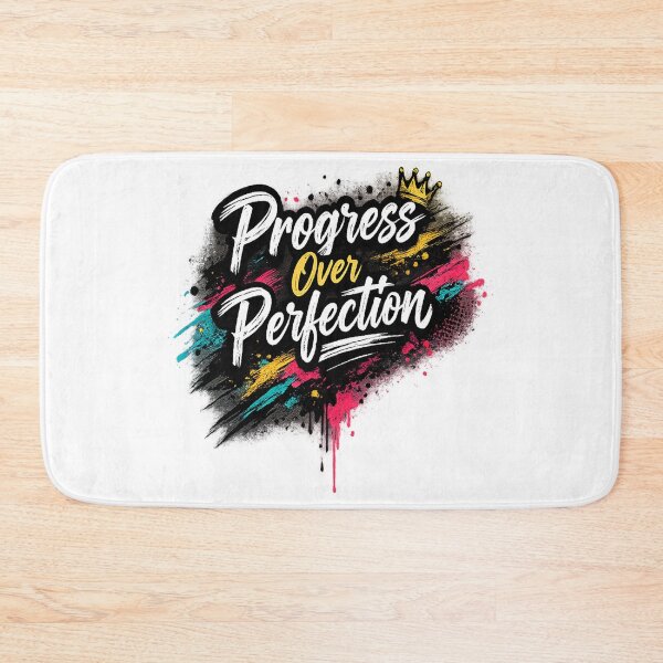 Item preview, Progress Over Perfection Motivational Streetwear Design designed and sold by DAXIFY.