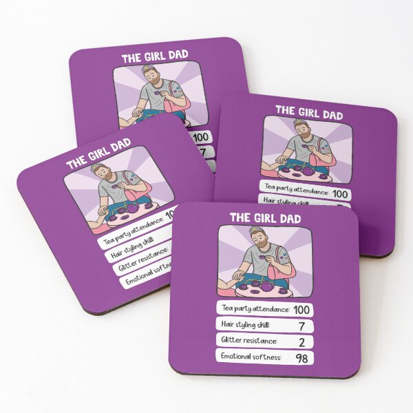 Item preview, The Girl Dad Stat Design designed and sold by TeePee Creations.