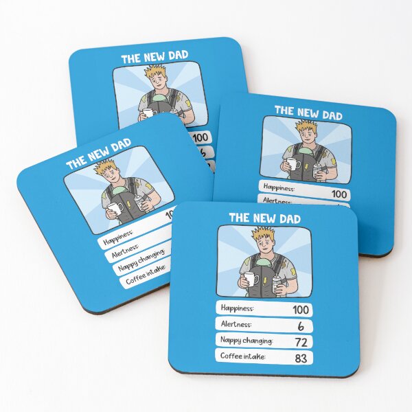 Item preview, The New Dad Stat Design designed and sold by TeePee Creations.