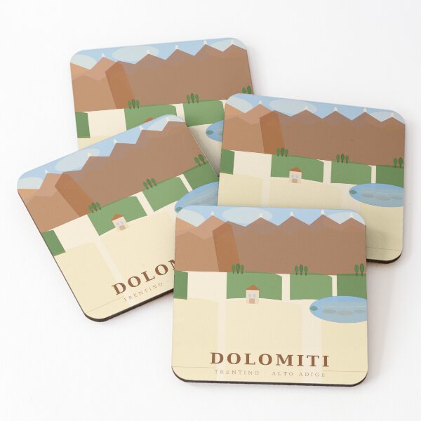 Item preview, Dolomites Italy Mountain Lake Art Print designed and sold by CINCINNA.