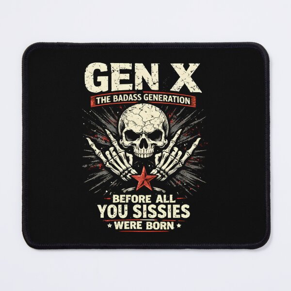 Artikelvorschau, Generation X – Die Badass-Generation – Vintage-Schädel entworfen und verkauft von LunaMagicStudio.