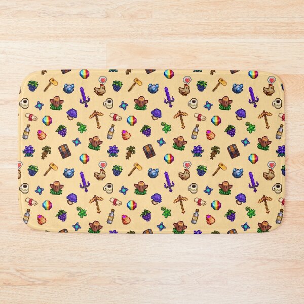 Item preview, Cozy Farming Life Pixel Pattern Cottagecore Retro Style designed and sold by Splendid Scibbles.