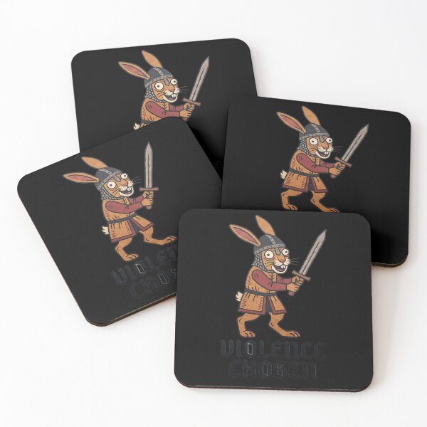 Item preview, Violence Chosen Funny Marginalia Bunny designed and sold by bsoguvemm41.