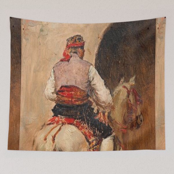 Item preview, A Picador on a grey horse designed and sold by SharonTheFirst.