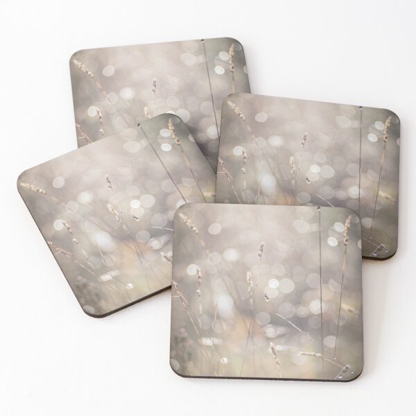 Item preview, Dreamy Meadow Bokeh  Soft Nature Light with Wild Grass designed and sold by JSFrame.
