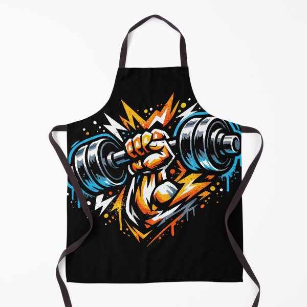 Item preview, Power Surge – Dynamic Dumbbell Art designed and sold by ForeverPrintsOK.
