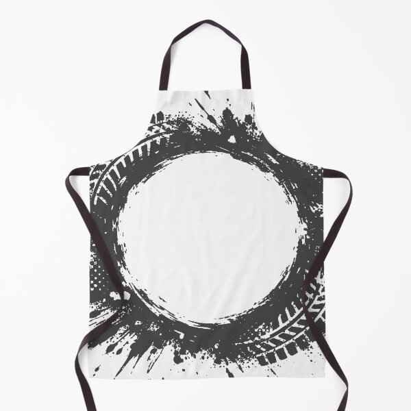 Item preview, A strong negative-space graphic with tire-track fragments and splashed energy that works as both art print and t-shirt design. designed and sold by Dejbar.
