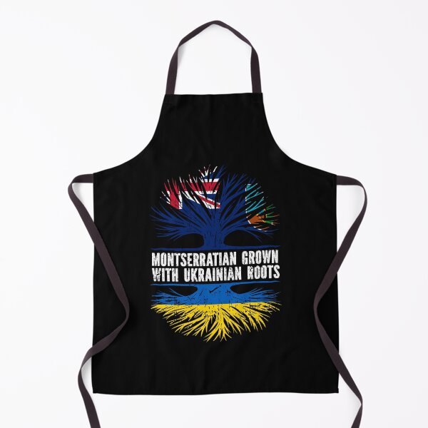 Item preview, Montserratian Grown with Ukrainian Roots Flag designed and sold by CosmoKitsch.