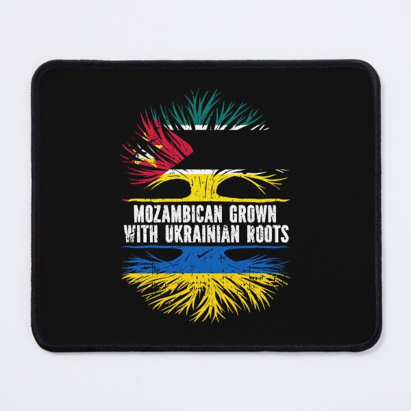 Item preview, Mozambican Grown with Ukrainian Roots Flag designed and sold by CosmoKitsch.