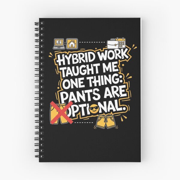 Artikelvorschau, Hybridarbeit hat mir gezeigt: Hosen sind optional – lustiges Design für die Arbeit im Homeoffice entworfen und verkauft von BlissHalo.