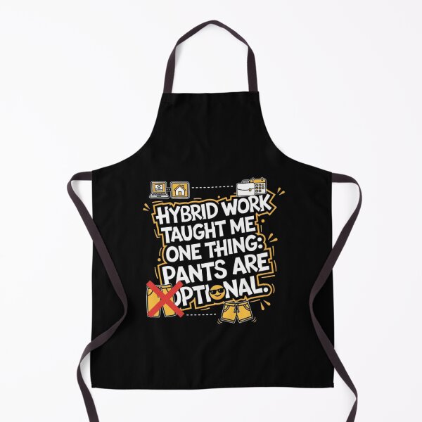 Item preview, Hybrid Work Taught Me Pants Are Optional Remote Work Funny Design designed and sold by BlissHalo.
