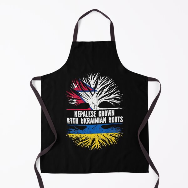 Item preview, Nepalese Grown with Ukrainian Roots Flag designed and sold by CosmoKitsch.