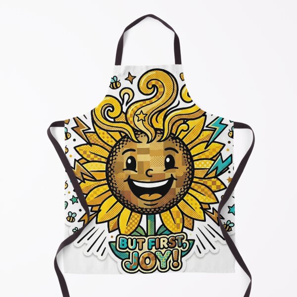 Item preview, Sunflower Pop Art Bold Colorful Floral Nature Sticker designed and sold by Poppy Volt.