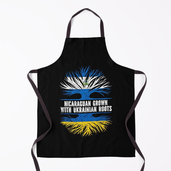 Item preview, Nicaraguan Grown with Ukrainian Roots Flag designed and sold by CosmoKitsch.