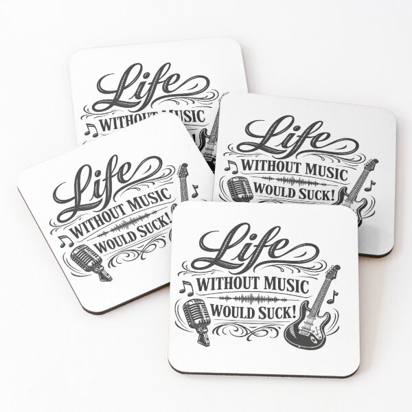 Item preview, Life Without Music Would Suck Shirt, Funny Music Lover T-Shirt, Guitar Music Quote Tee, Musician Gift designed and sold by bazstees54.