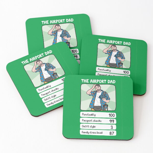 Item preview, The Airport Dad Stat Design designed and sold by TeePee Creations.