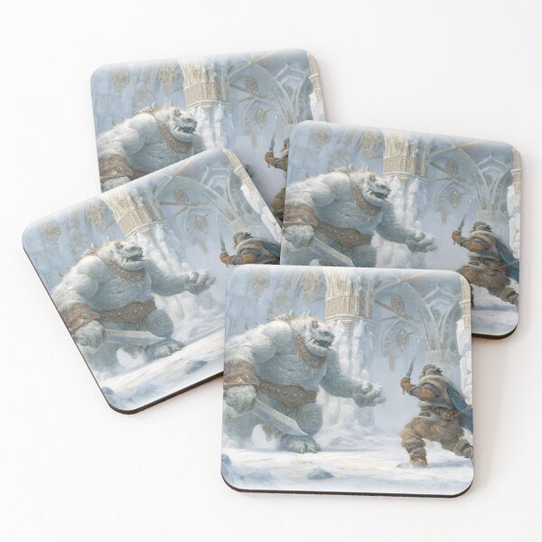 Item preview, Fighting an Ice Troll in a Frost Dungeon designed and sold by Mission Ready.