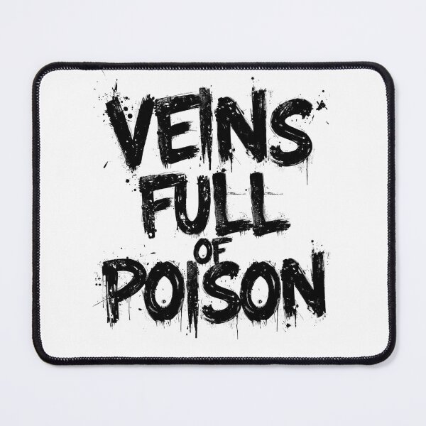 Item preview, Veins Full Of Poison - Grunge Aesthetic Quote designed and sold by LoveIsPoison.