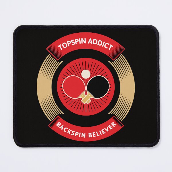 Item preview, Funny Table Tennis Topspin Addict Backspin Believer Vintage Ping Pong Gift T-Shirt designed and sold by OhMyPingCo.