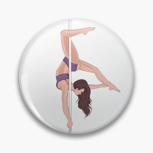 Item preview, Strong & Graceful - Pole Dance Empowerment Illustration designed and sold by luvrest.