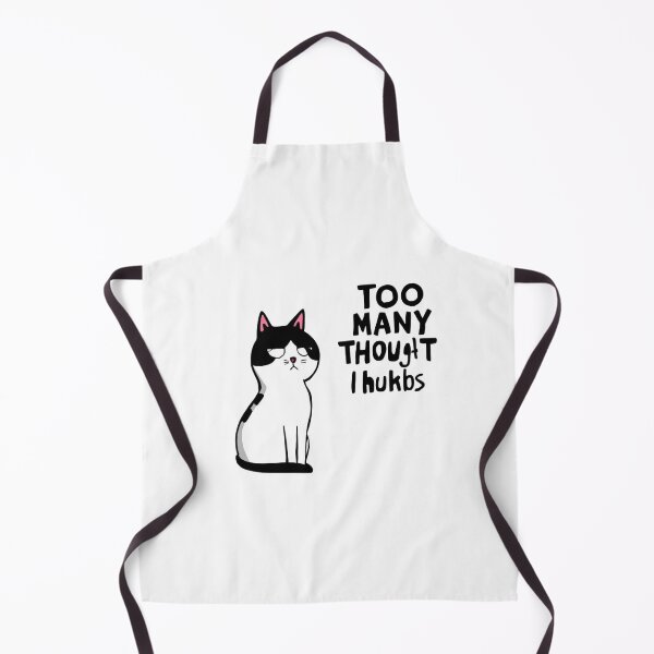 Item preview, Too Many Thoughts Funny Cat Meme designed and sold by esign-Chefin.