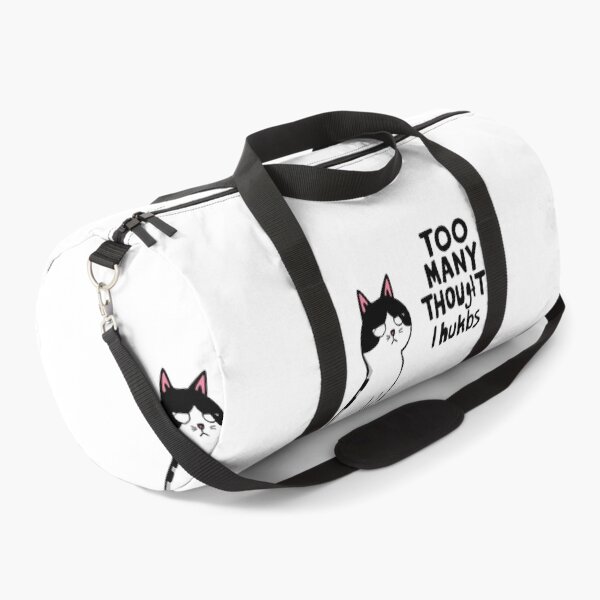 Item preview, Too Many Thoughts Funny Cat Meme designed and sold by esign-Chefin.