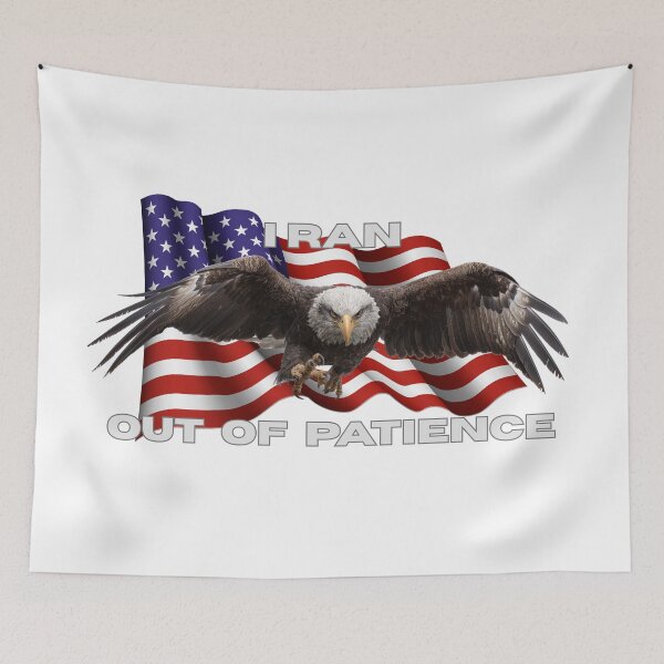 Item preview, Iran Out Of Patience - USA Patriotic Series designed and sold by Mission Ready.