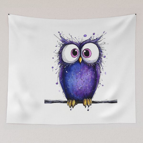 Item preview, "Hootie Cutie-01" designed and sold by Whimsical-Fun.