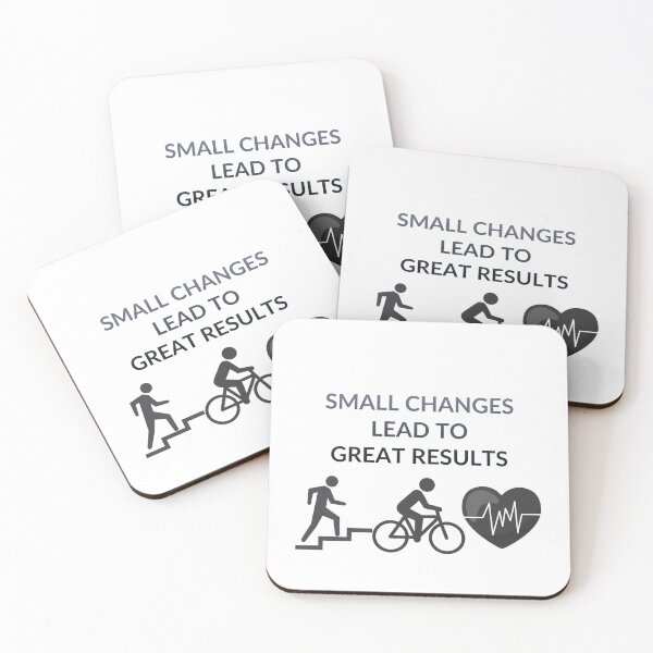 Item preview, SMALL CHANGES LEAD TO GREAT RESULTS designed and sold by MaciejErdon.