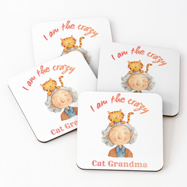 Item preview, I Am The Crazy Cat Grandma. designed and sold by Dinasshop.